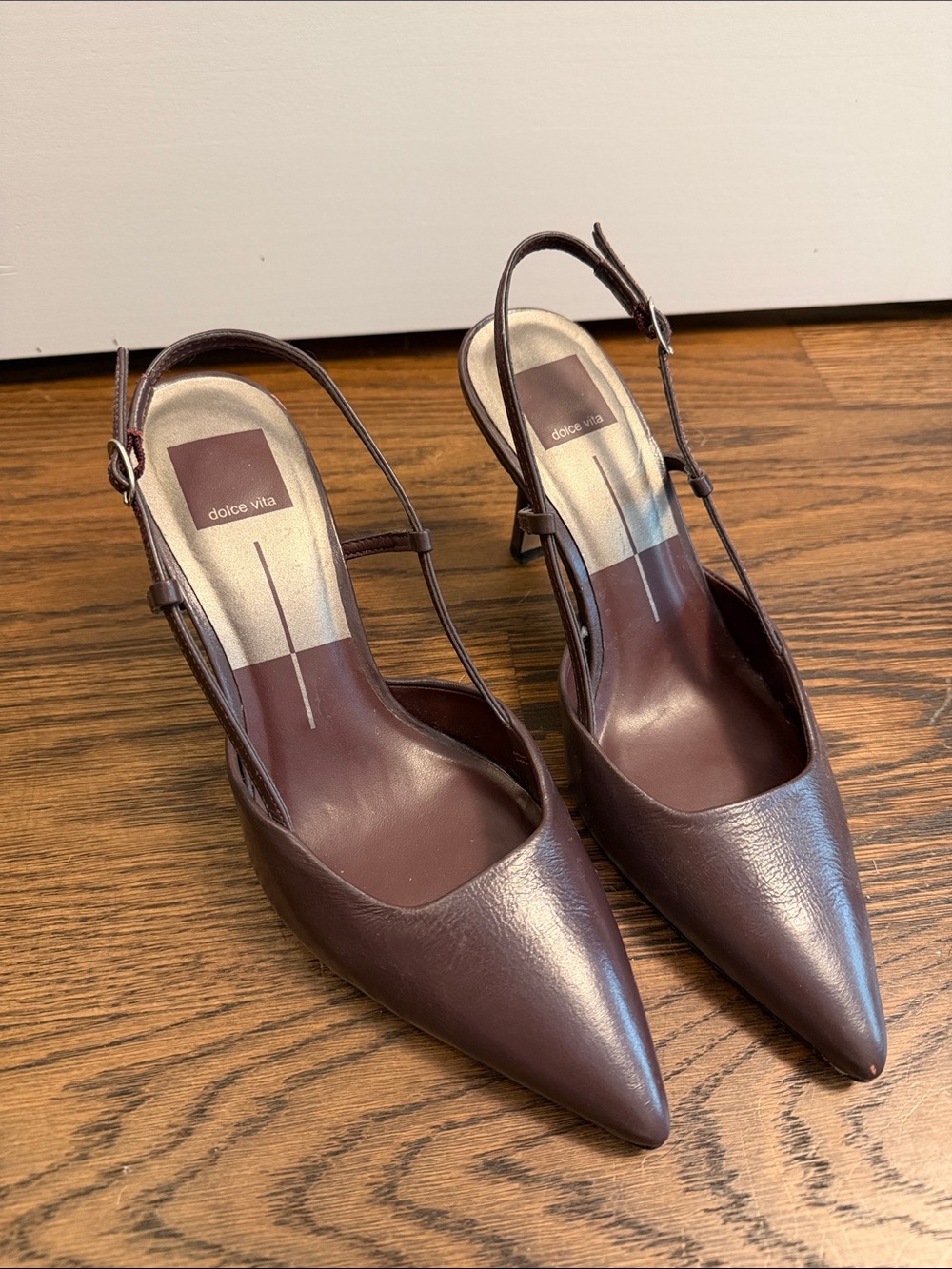 Dolce Vita Maroon Heels Pointed Toe